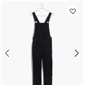 dark denim madewell overalls size S